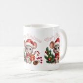 Christmas Mouse Coffee Mug Koffiemok (Voorkant rechts)