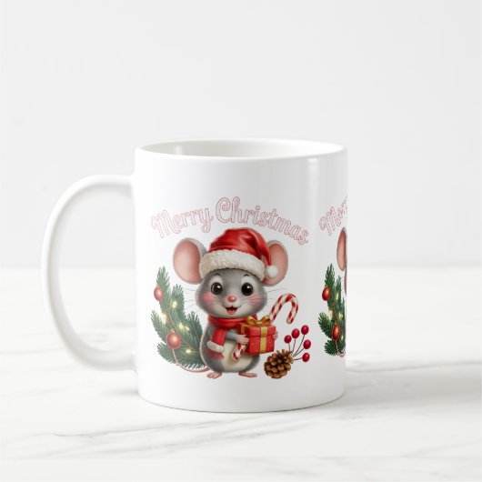 Christmas Mouse Coffee Mug Koffiemok (Links)