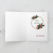 Christmas Mouse Holiday Greeting Kaart (Binnen)
