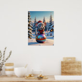 Christmas Mouse Poster (Keuken)