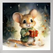 Christmas Mouse Poster (Voorkant)