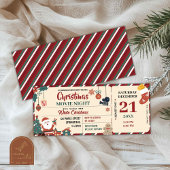 Christmas Movie Night Ticket Kaart