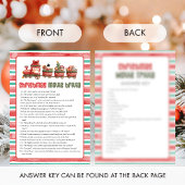 Christmas Movie Trivia  Game Feestdagenkaart