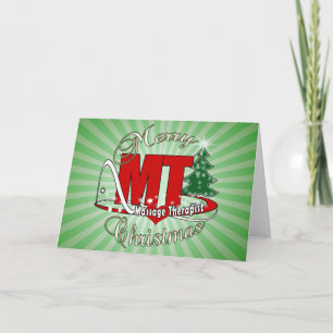 CHRISTMAS MT Massage Therapist Feestdagen Kaart