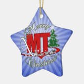 CHRISTMAS MT Massage Therapist Keramisch Ornament (Links)