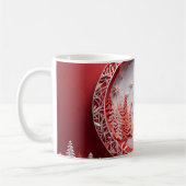 Christmas mug, Ceramic mug, Coffee mug decorated Koffiemok (Links)