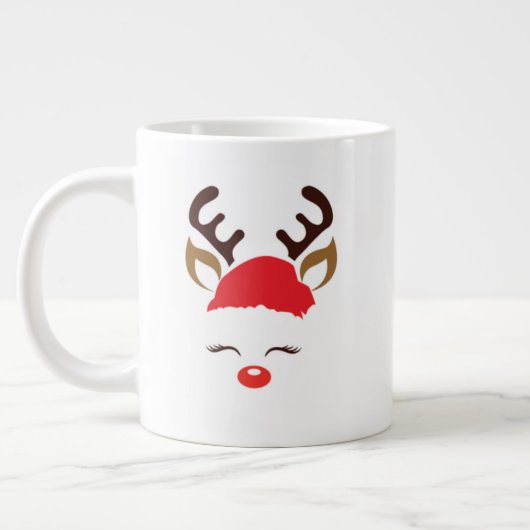 Christmas Mug – Classic Holiday Cocoa & Coffee Cup Grote Koffiekop (Links)