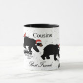 Christmas Mug | Cousins Best Friends Forever  Mok (Midden)