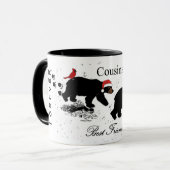 Christmas Mug | Cousins Best Friends Forever  Mok (Voorkant links)