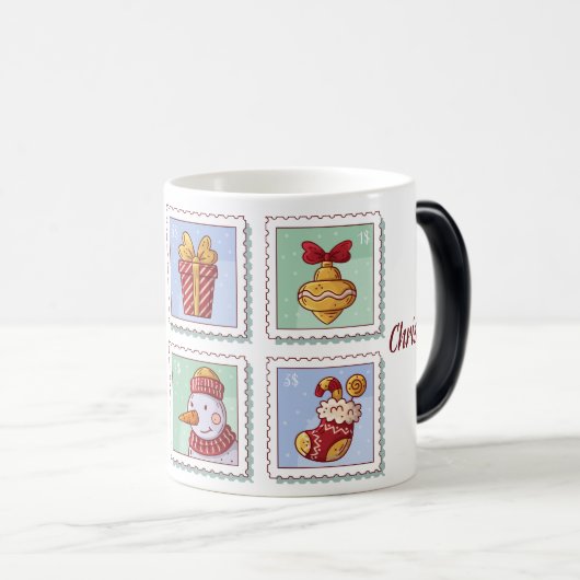 Christmas Mug, Cozy Sips Filled With Holiday Magic Magische Mok (Voorkant rechts)