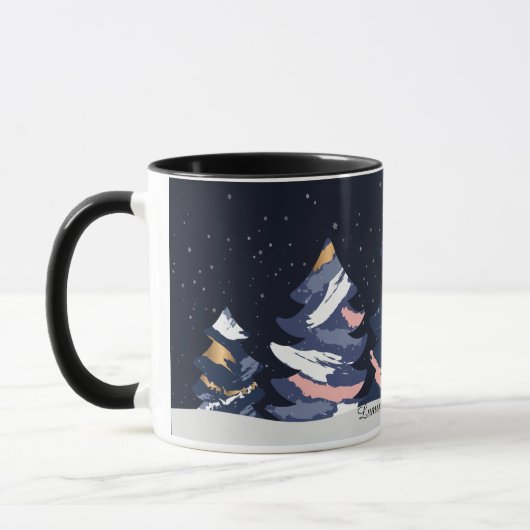 Christmas Mug Dark sky Mok (Links)