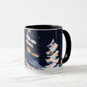 Christmas Mug Dark sky Mok (Voorkant rechts)