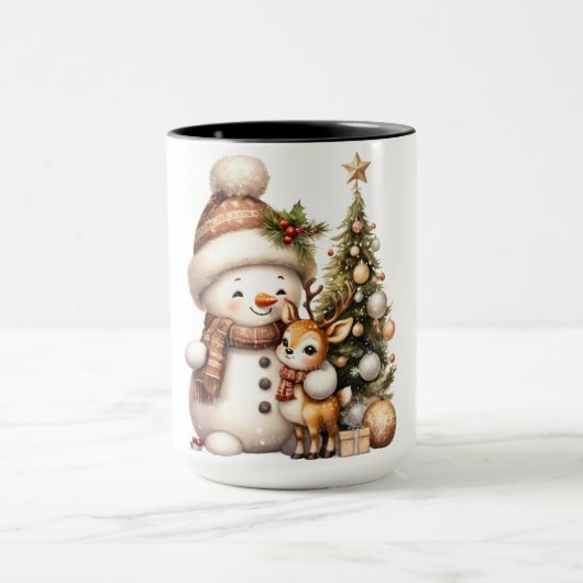 Christmas Mug | Festive Holiday Coffee Cup by Kali Mok (Midden)