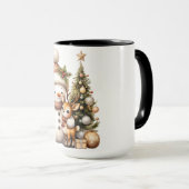 Christmas Mug | Festive Holiday Coffee Cup by Kali Mok (Voorkant rechts)
