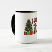 Christmas Mug | Festive Holiday Coffee Cup by Kali Mok (Voorkant links)