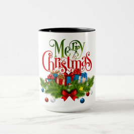 Christmas Mug | Festive Holiday Coffee Cup by Kali Mok