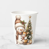 Christmas Mug | Festive Holiday Coffee Cup by Kali Papieren Bekers (Voorkant)