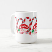 Christmas Mug – Festive Holiday Coffee Cup Koffiemok (Voorkant links)