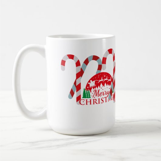 Christmas Mug – Festive Holiday Coffee Cup Koffiemok (Links)