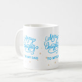 Christmas Mug for Dad – Festive Holiday Gift Koffiemok (Voorkant links)