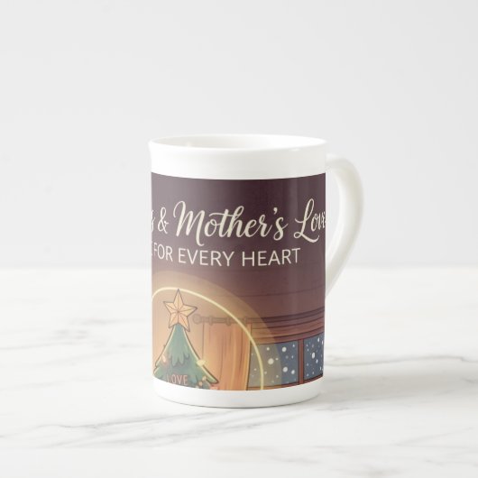 Christmas Mug for Mom | Heartwarming Specialty Mug Porselein Kop (Voorkant rechts)