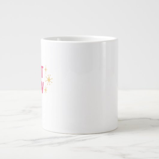 Christmas Mug – Frosty Holiday Cocoa & Coffee Cup Grote Koffiekop (Voorkant)