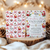 Christmas Mug Gift Exchange Party Invitation Kaart