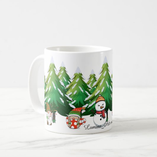 Christmas Mug Gnome Koffiemok (Voorkant links)