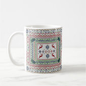 Christmas mug in the pattern of the ugly Nordic  Koffiemok (Links)