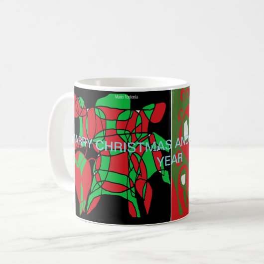 christmas mug koffiemok (Voorkant links)