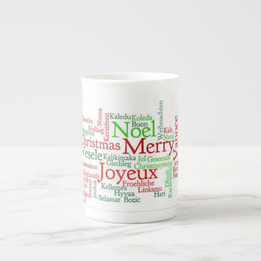 Christmas Mug Porselein Kop (Voorkant)