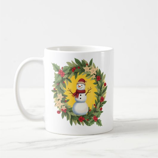 Christmas Mug | Snowman Koffiemok (Links)