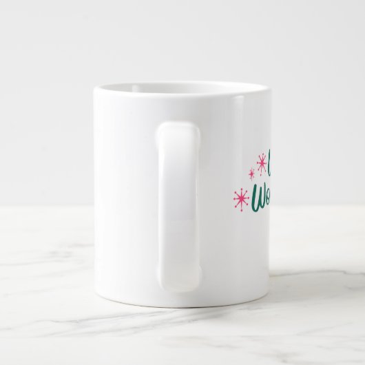 Christmas Mug – Sweet Holiday Cocoa & Coffee Cup Grote Koffiekop (Achterkant)