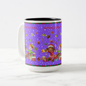 Christmas Mug Tweekleurige Koffiemok (Voorkant links)