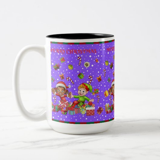 Christmas Mug Tweekleurige Koffiemok (Links)