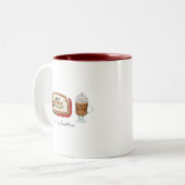 Christmas Mug Tweekleurige Koffiemok (Voorkant links)
