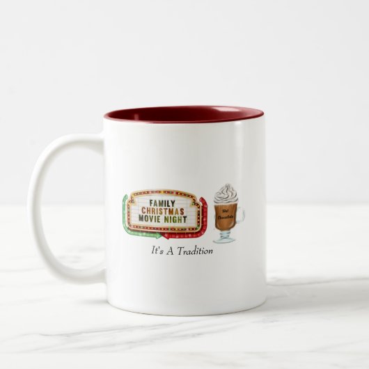 Christmas Mug Tweekleurige Koffiemok (Links)