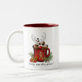 Christmas Mug Tweekleurige Koffiemok (Links)