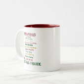 Christmas Mug Tweekleurige Koffiemok (Voorkant links)