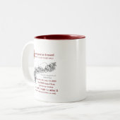 Christmas Mug Tweekleurige Koffiemok (Voorkant links)