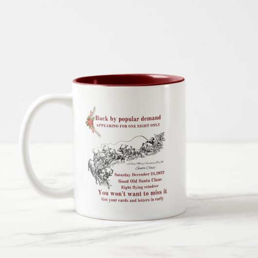 Christmas Mug Tweekleurige Koffiemok (Links)