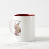 Christmas Mug Tweekleurige Koffiemok (Voorkant links)