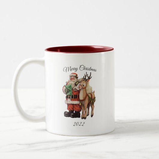 Christmas Mug Tweekleurige Koffiemok (Links)
