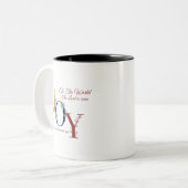 Christmas Mug Tweekleurige Koffiemok (Voorkant links)