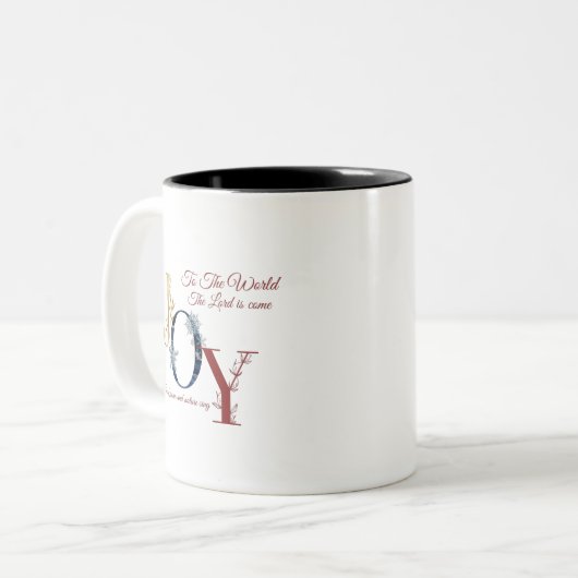 Christmas Mug Tweekleurige Koffiemok (Voorkant links)