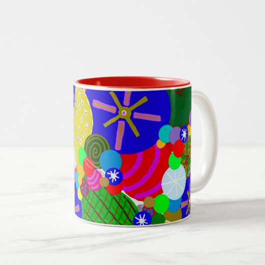 Christmas Mug Tweekleurige Koffiemok (Voorkant rechts)