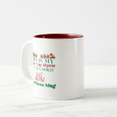 Christmas Mug Tweekleurige Koffiemok (Voorkant links)