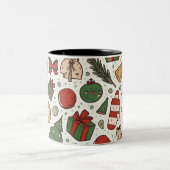 Christmas Mug Tweekleurige Koffiemok (Center)