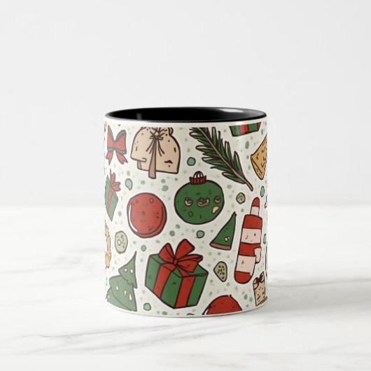 Christmas Mug Tweekleurige Koffiemok (Center)