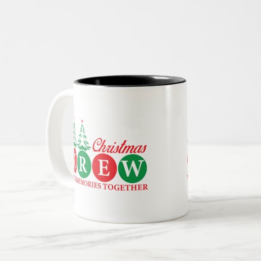 Christmas Mug Tweekleurige Koffiemok (Voorkant links)